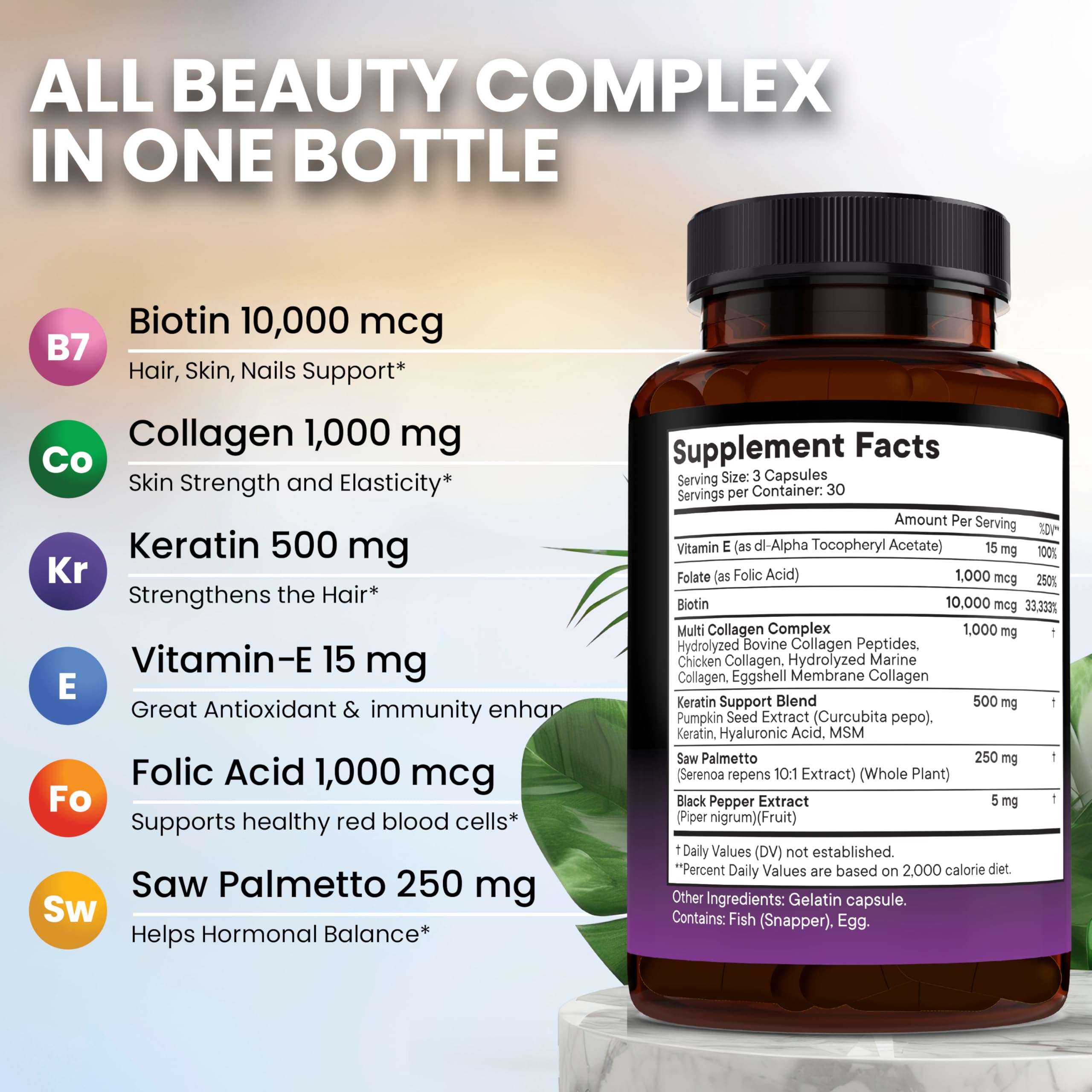 New Age capsules closeup showing premium formula.