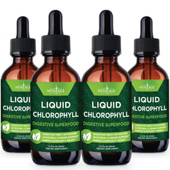 NEW AGE Chlorophyll Drops bottle ready to mix for natural energy lift