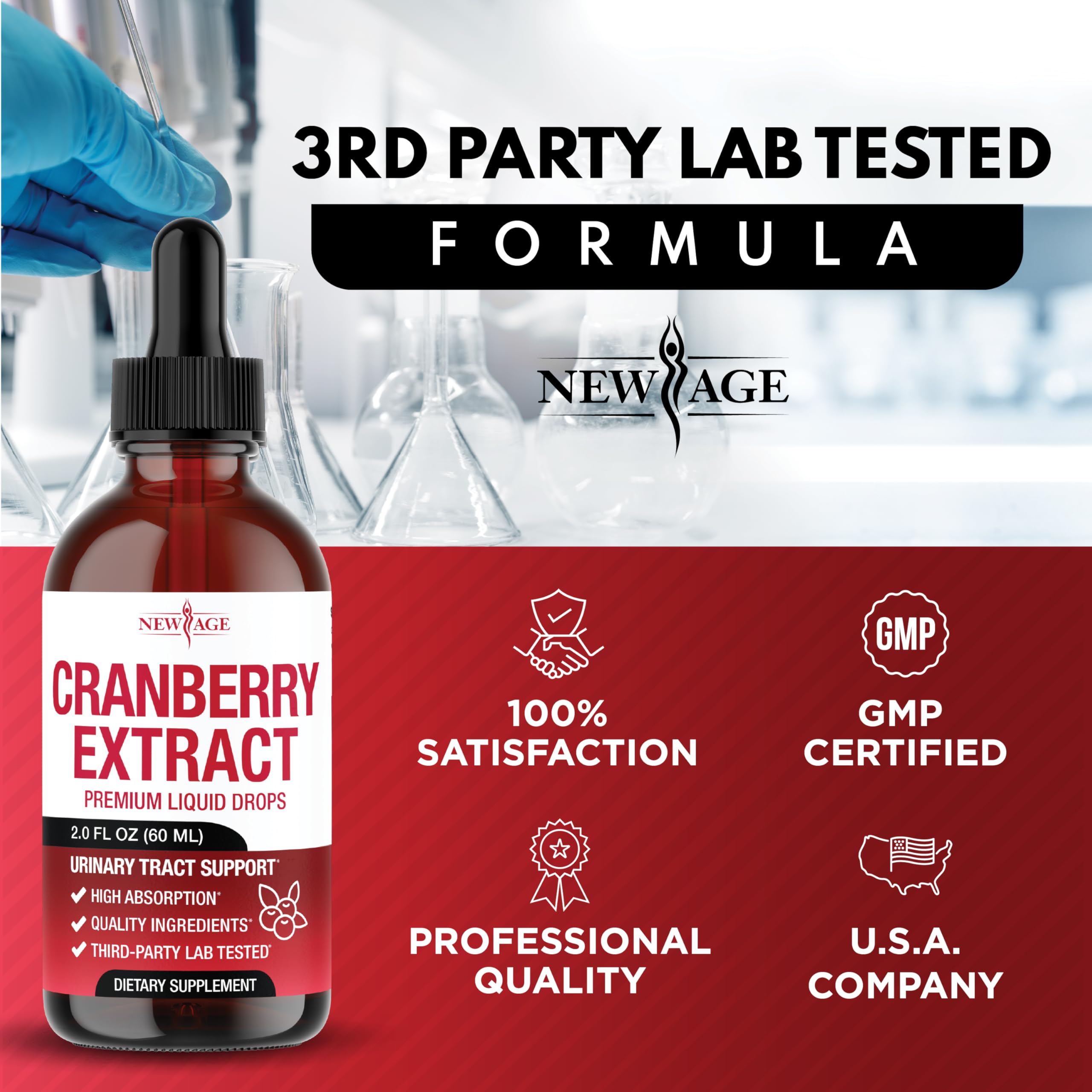 NEW AGE Cranberry Drops on kitchen counter, ready for on-the-go use.