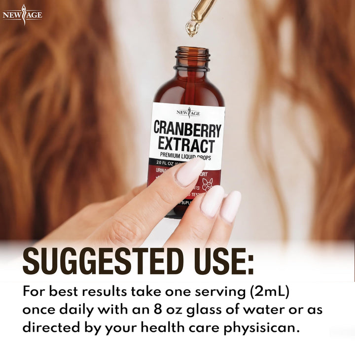NEW AGE Cranberry Drops on shelf, clear product presentation.