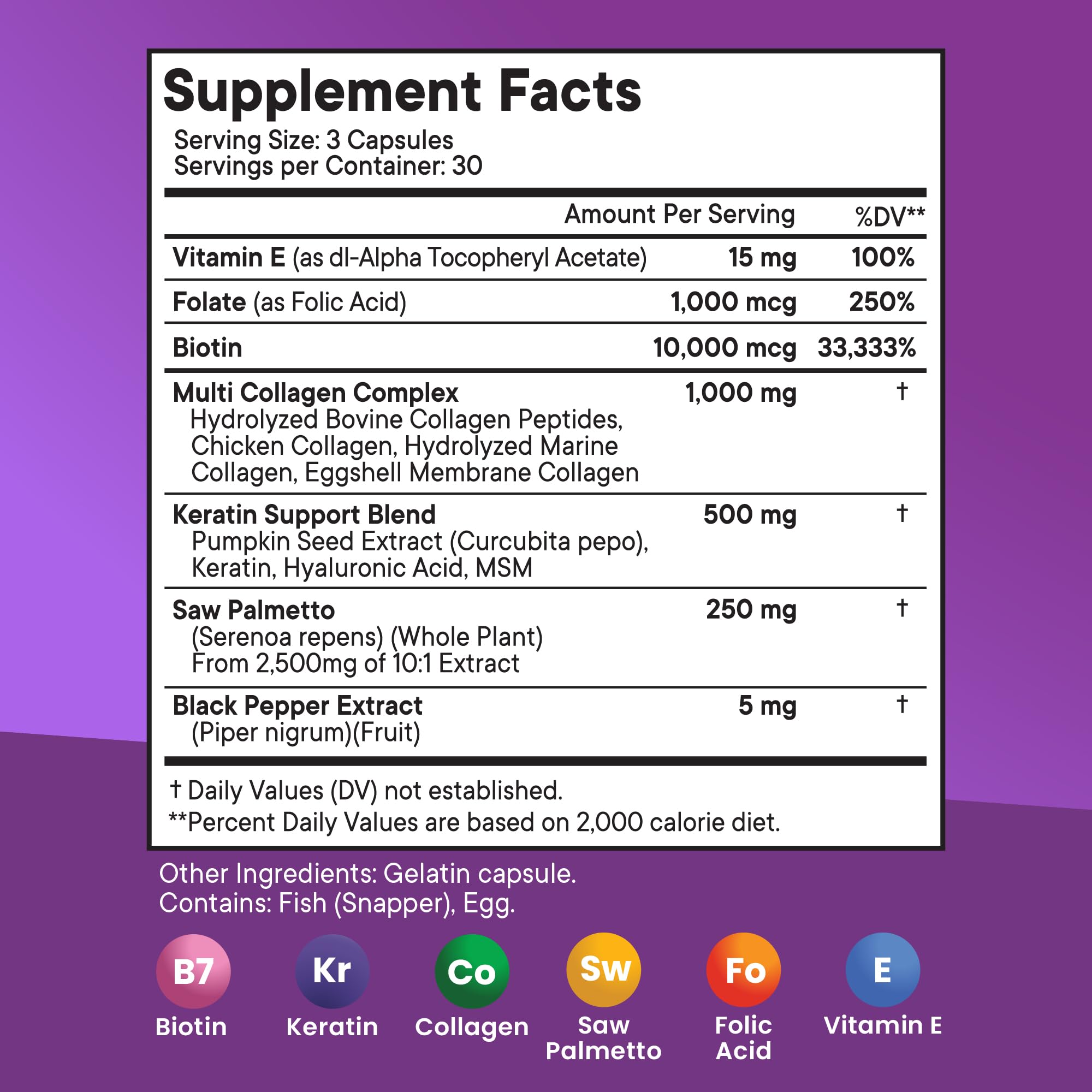New Age tablets for hair, nails, and skin in a closeup.