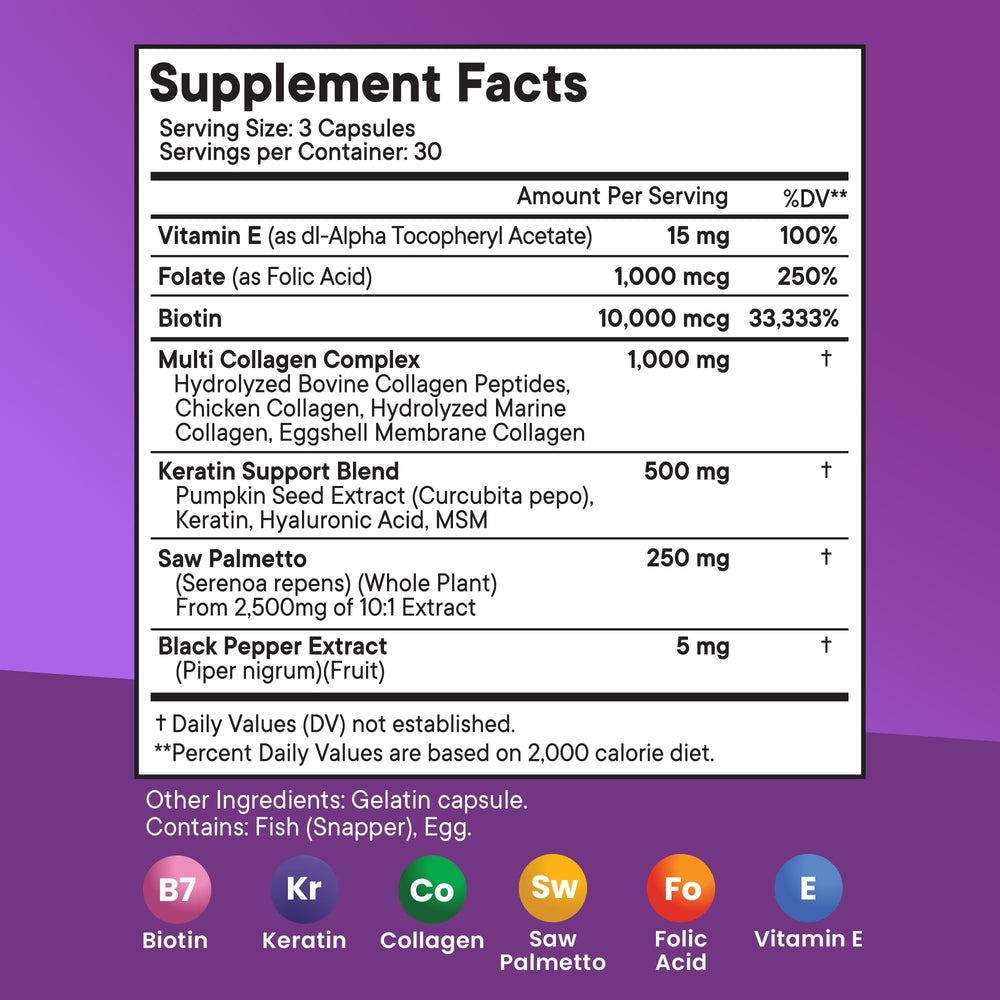 New Age tablets for hair, nails, and skin in a closeup.