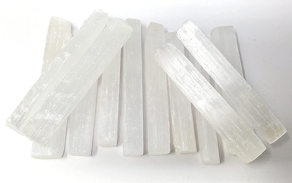 New Age Imports Morocco-sourced selenite sticks for home protection and positive energy