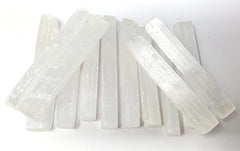 New Age Imports Morocco-sourced selenite sticks for home protection and positive energy