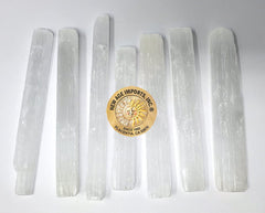 New Age Imports 5-6 inch selenite sticks for home protection and decor.