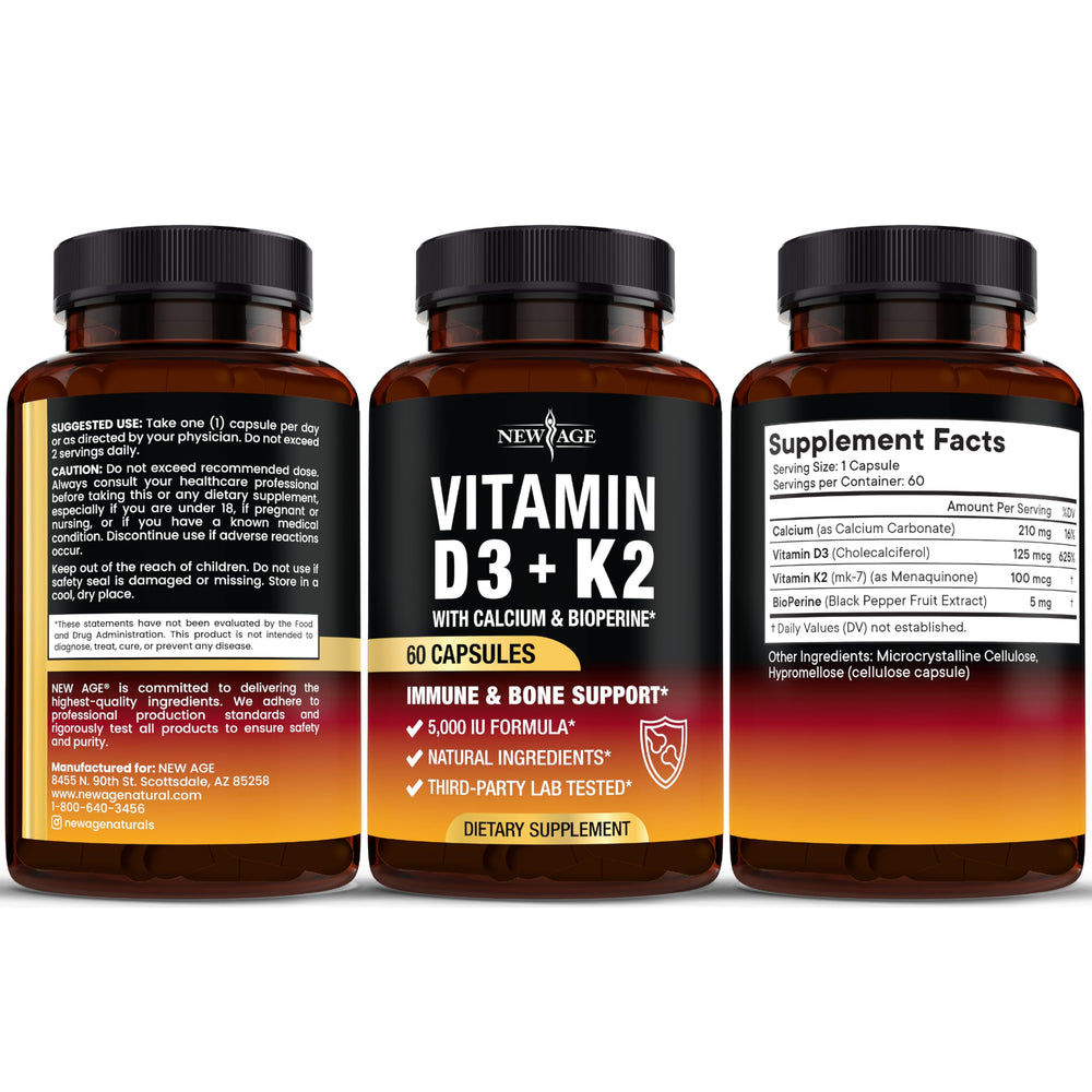 NEW AGE made-in-USA label reinforces trusted production standards.