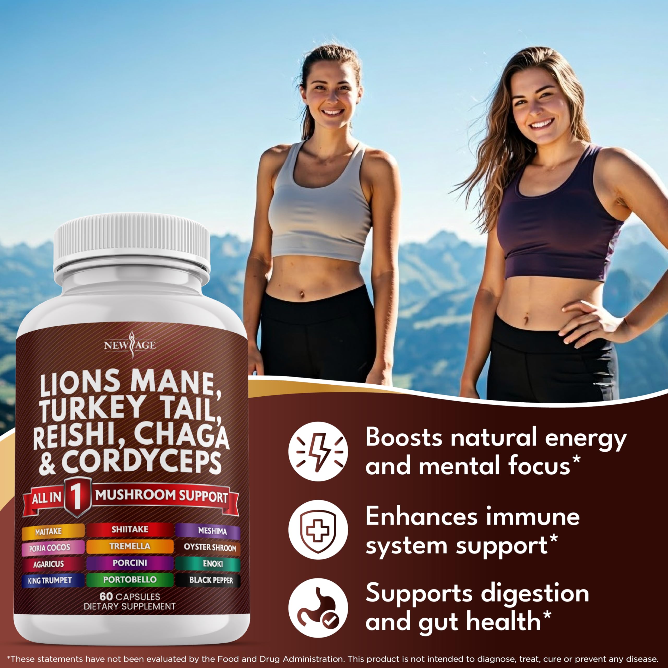 New Age marshmallow root added inside capsules for a smooth daily routine
