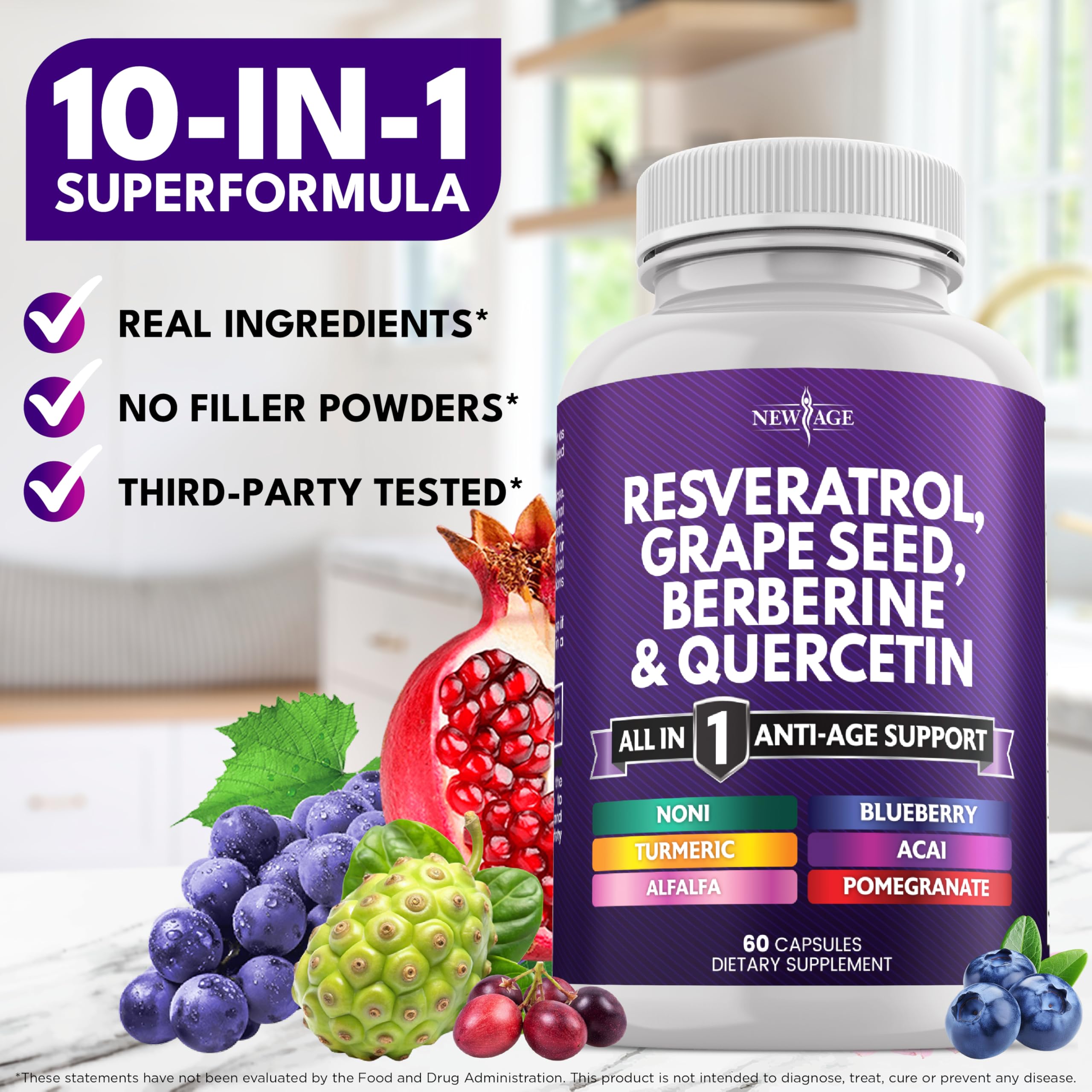 NEW AGE N-Acetyl Cysteine capsules offer simple daily antioxidant support