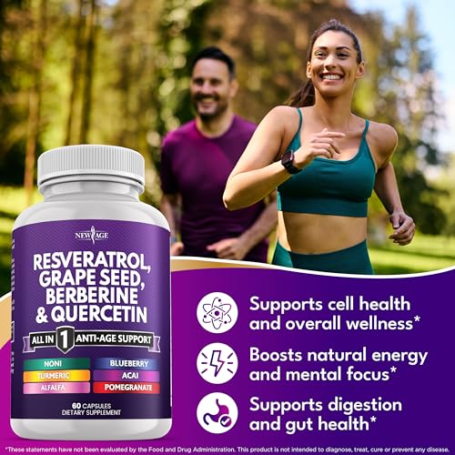 NEW AGE Quercetin capsules suitable for easy daily wellness routines