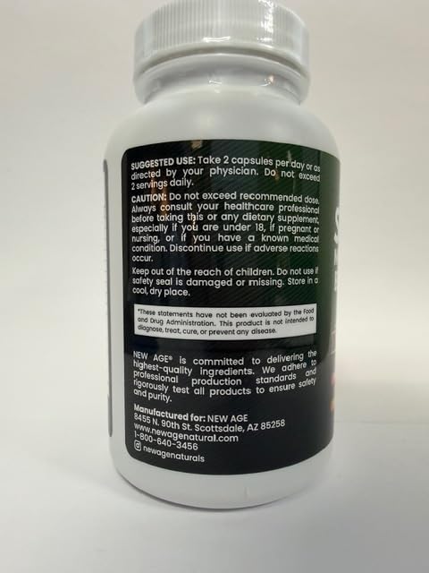NEW AGE Sea Moss capsule close-up for mineral-rich support.