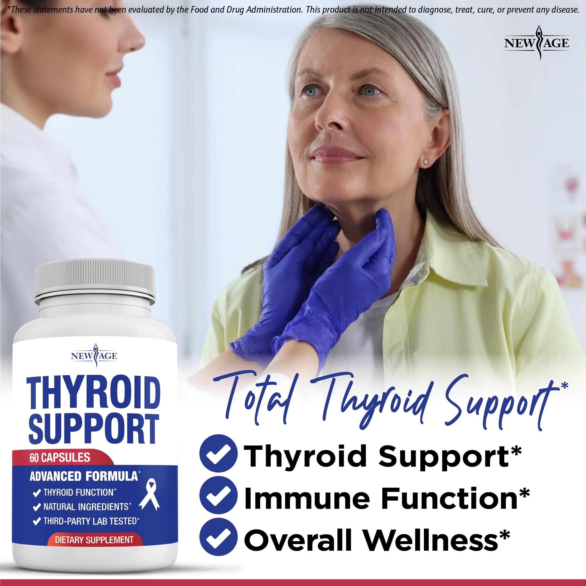 NEW AGE Thyroid Blend tablet packs emphasize convenient daily dosing