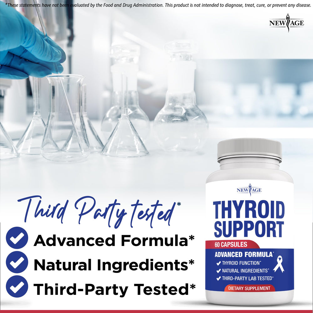 NEW AGE Thyroid Support kelp extract visual highlighting minerals