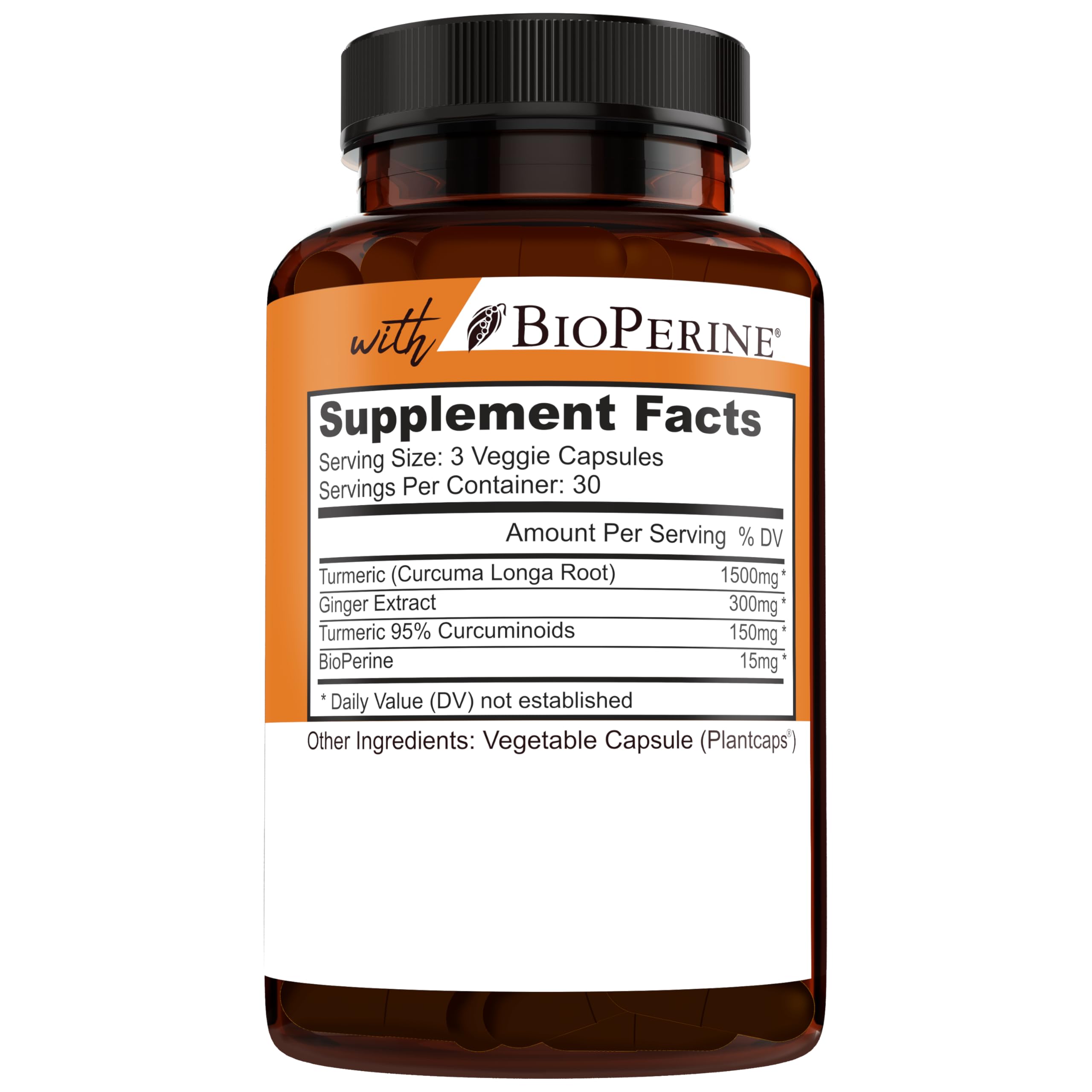 NEW AGE Turmeric Curcumin Capsules capsule closeup uniform size for easy swallowing