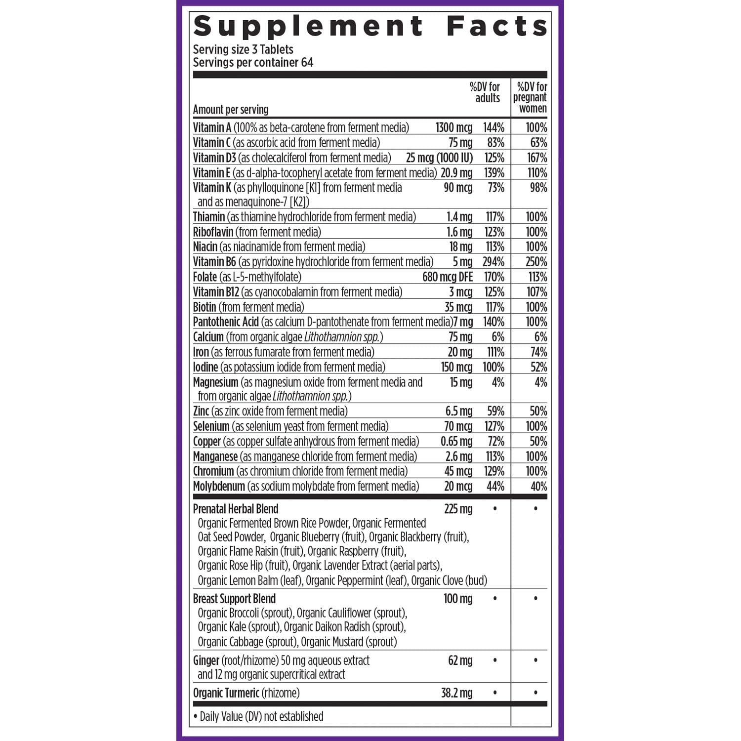 New Chapter Advanced Perfect Prenatal fermented iron symbolizing gentle iron delivery