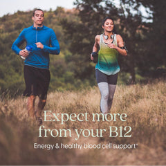 New Chapter B12 tablets close-up showing methylcobalamin for cellular energy