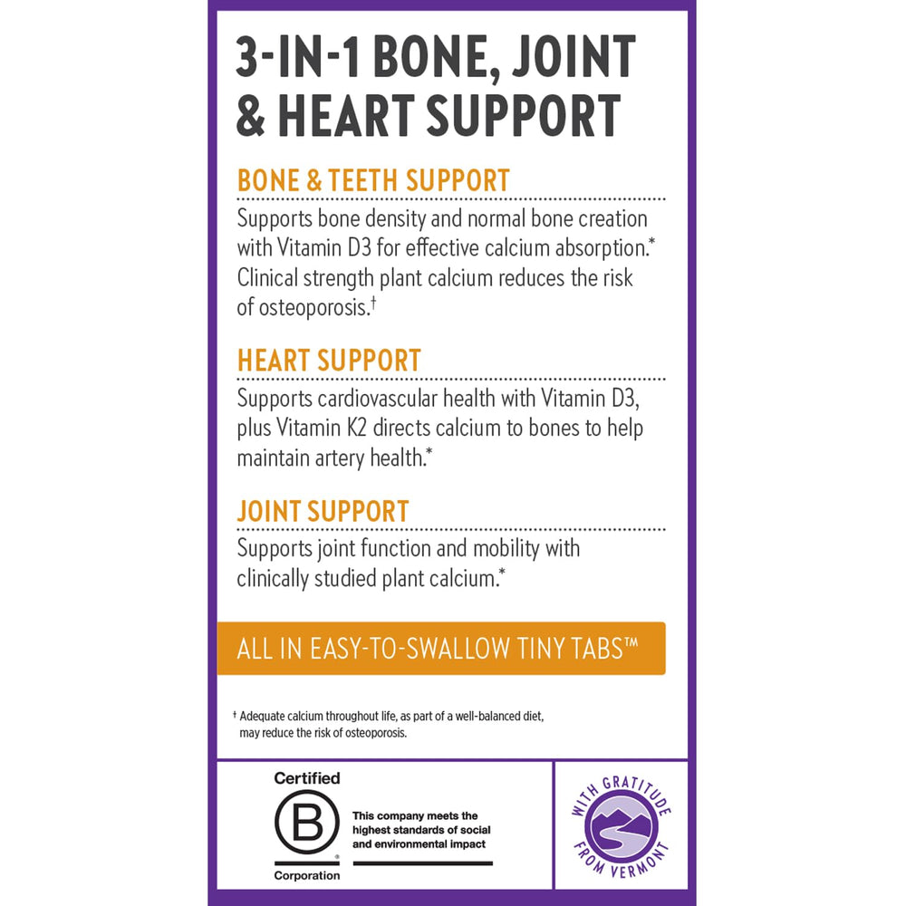 New Chapter Calcium daily-use bottle promoting consistent bone-support habits