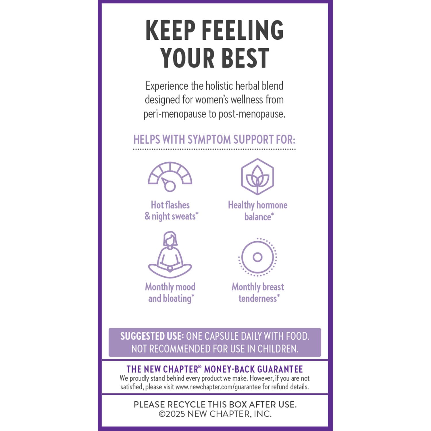 New Chapter Estrotone evening primrose oil highlight