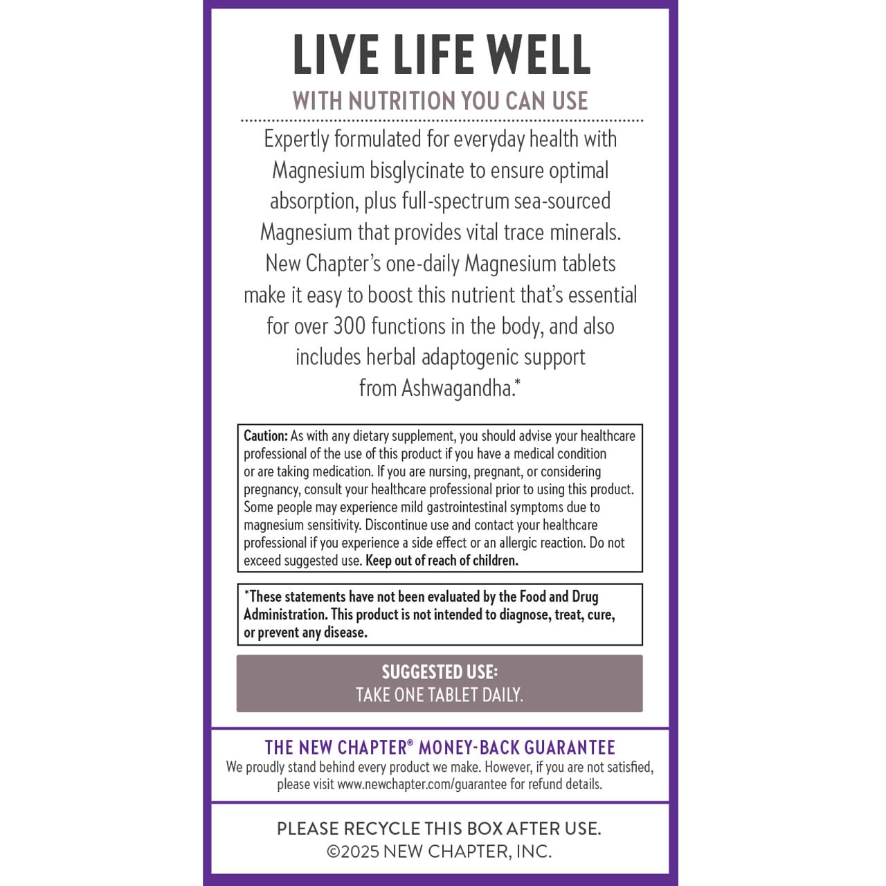 New Chapter evening routine capsule bottle showcases daily wellness support