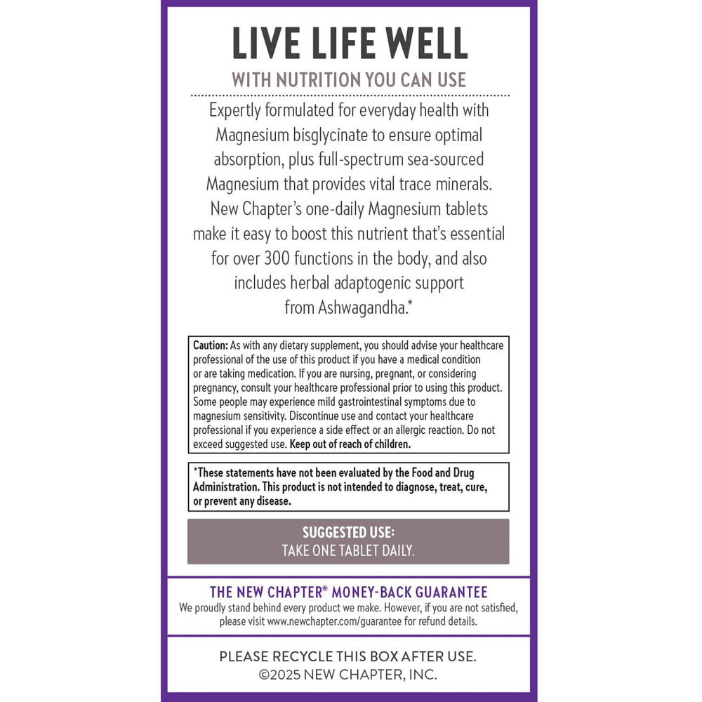 New Chapter evening routine capsule bottle showcases daily wellness support