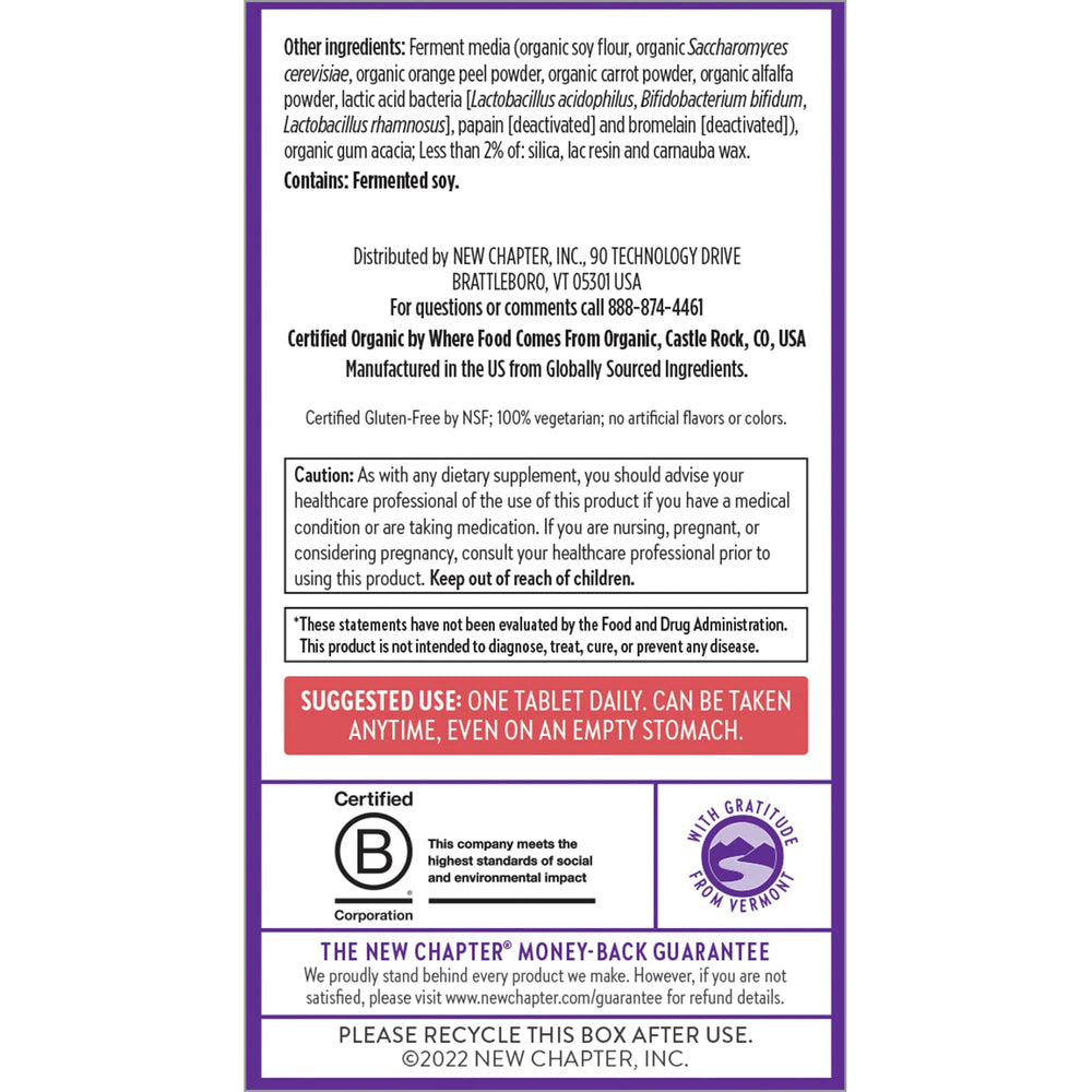 New Chapter Every Women's One Daily 55-plus immunity-support blend highlights everyday resilience