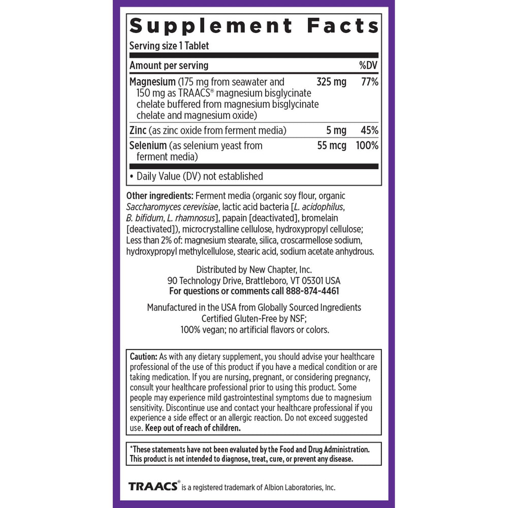 New Chapter daily-use setup on desk suggests consistent mineral intake.