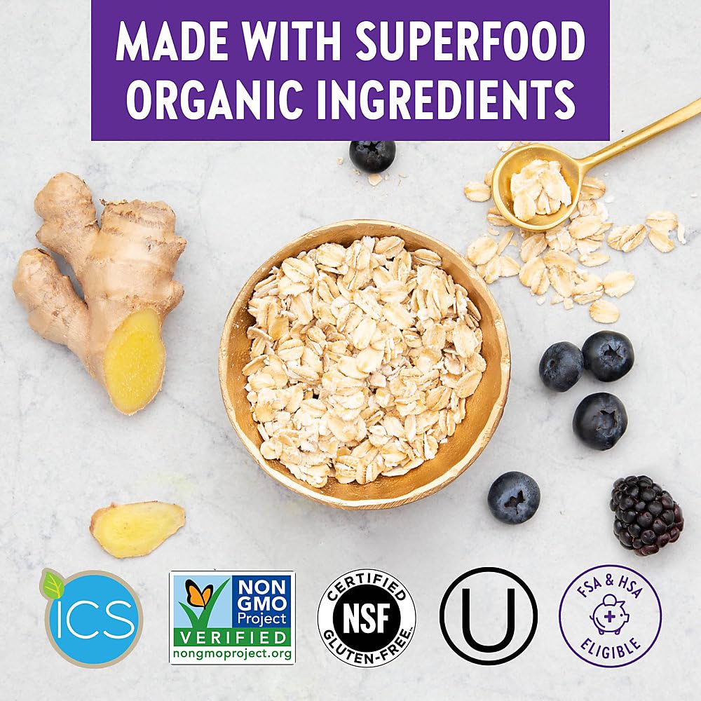 Certifications badge shows Non-GMO, gluten-free, kosher status