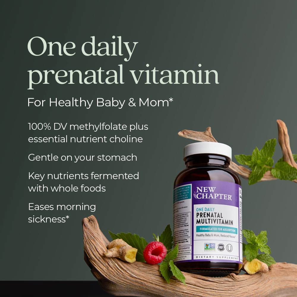 New Chapter Prenatal fermented nutrients close-up signaling enhanced absorption