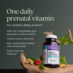 New Chapter Prenatal fermented nutrients close-up signaling enhanced absorption