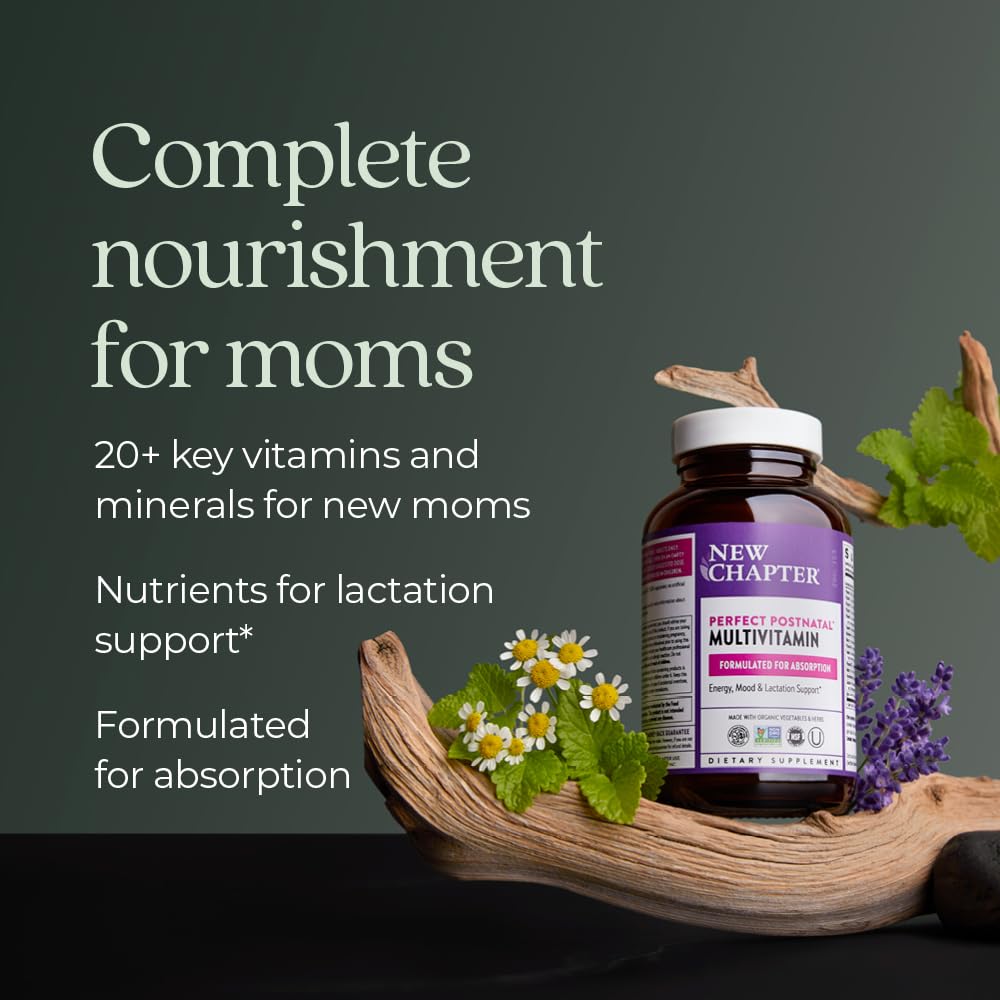 New Chapter three-in-one multivitamin-mineral-herbal bottle offers all-in-one daily support.