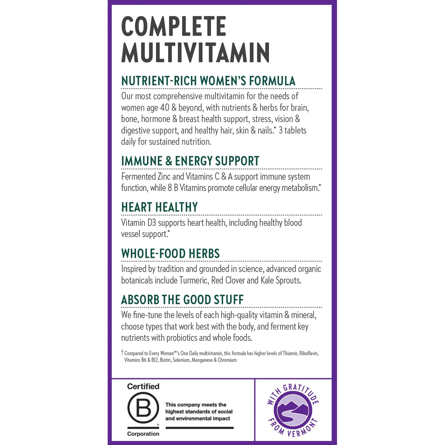New Chapter Non-GMO certification badge highlighting verified organic, clean supplement