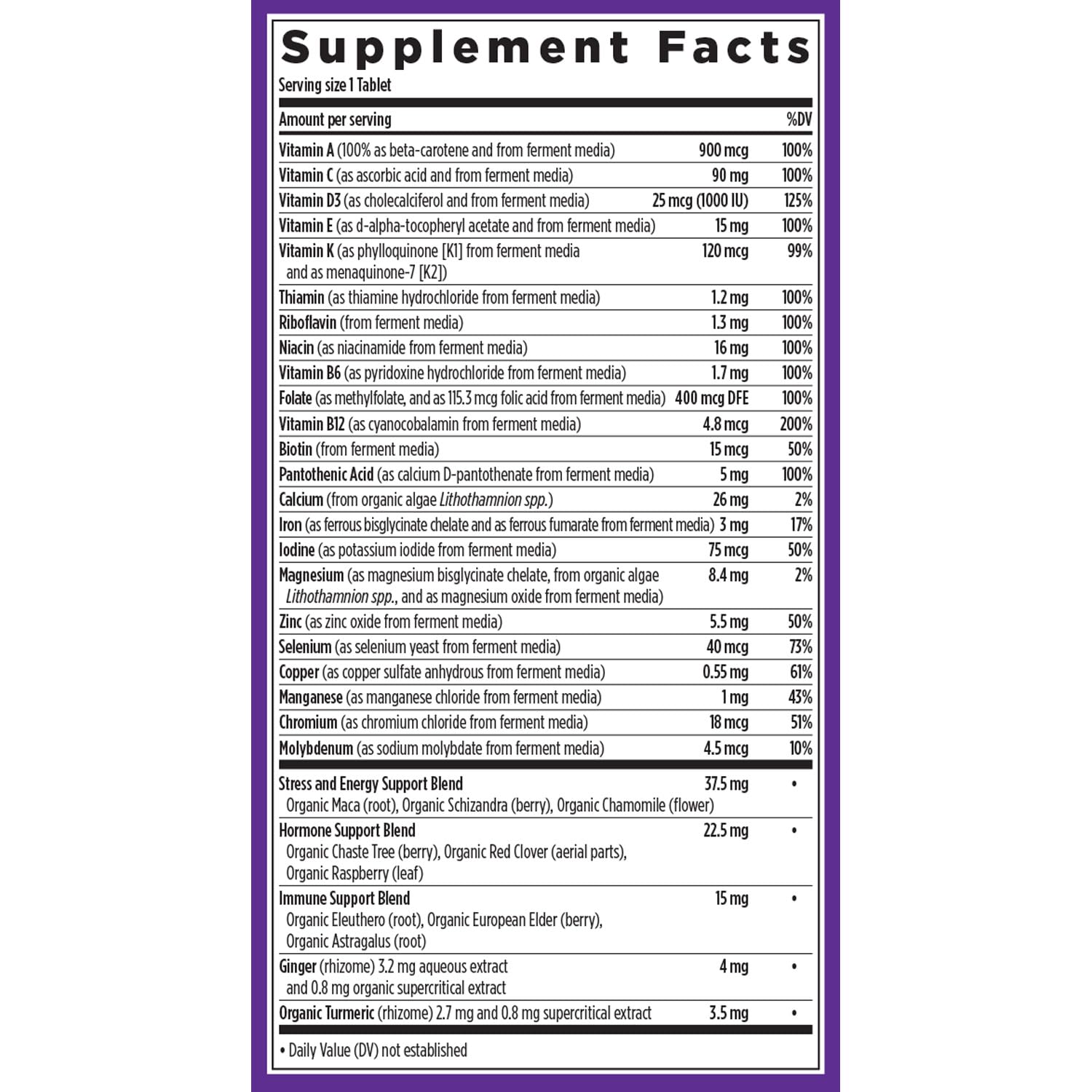 Herbal blend of elderberry and schizandra used in the formula for everyday wellness