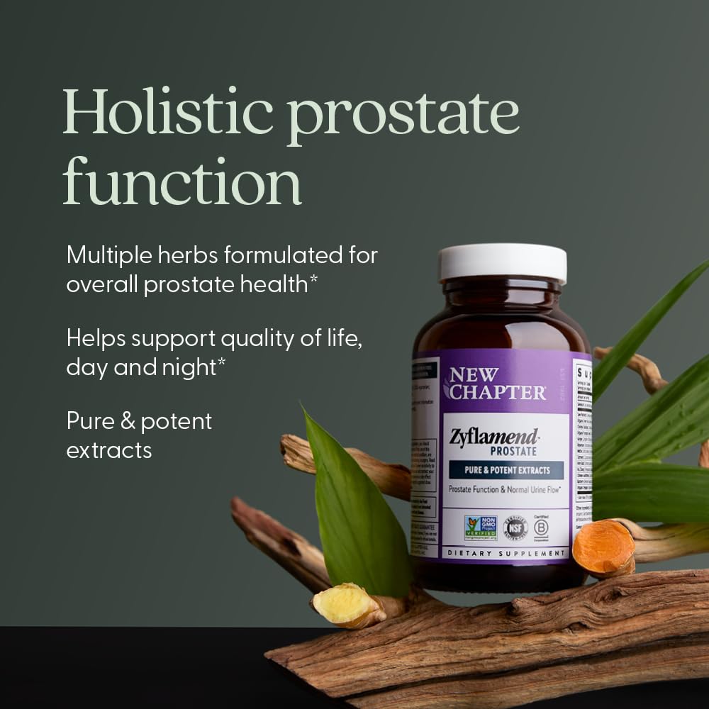 Zyflamend Prostate ingredients focus on Saw Palmetto and pumpkin seed oil