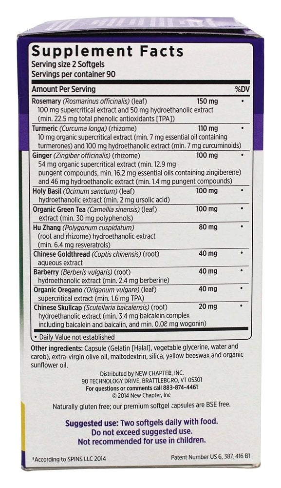 Zyflamend Whole Body label notes non-GMO vegetarian capsule for plant-based use.