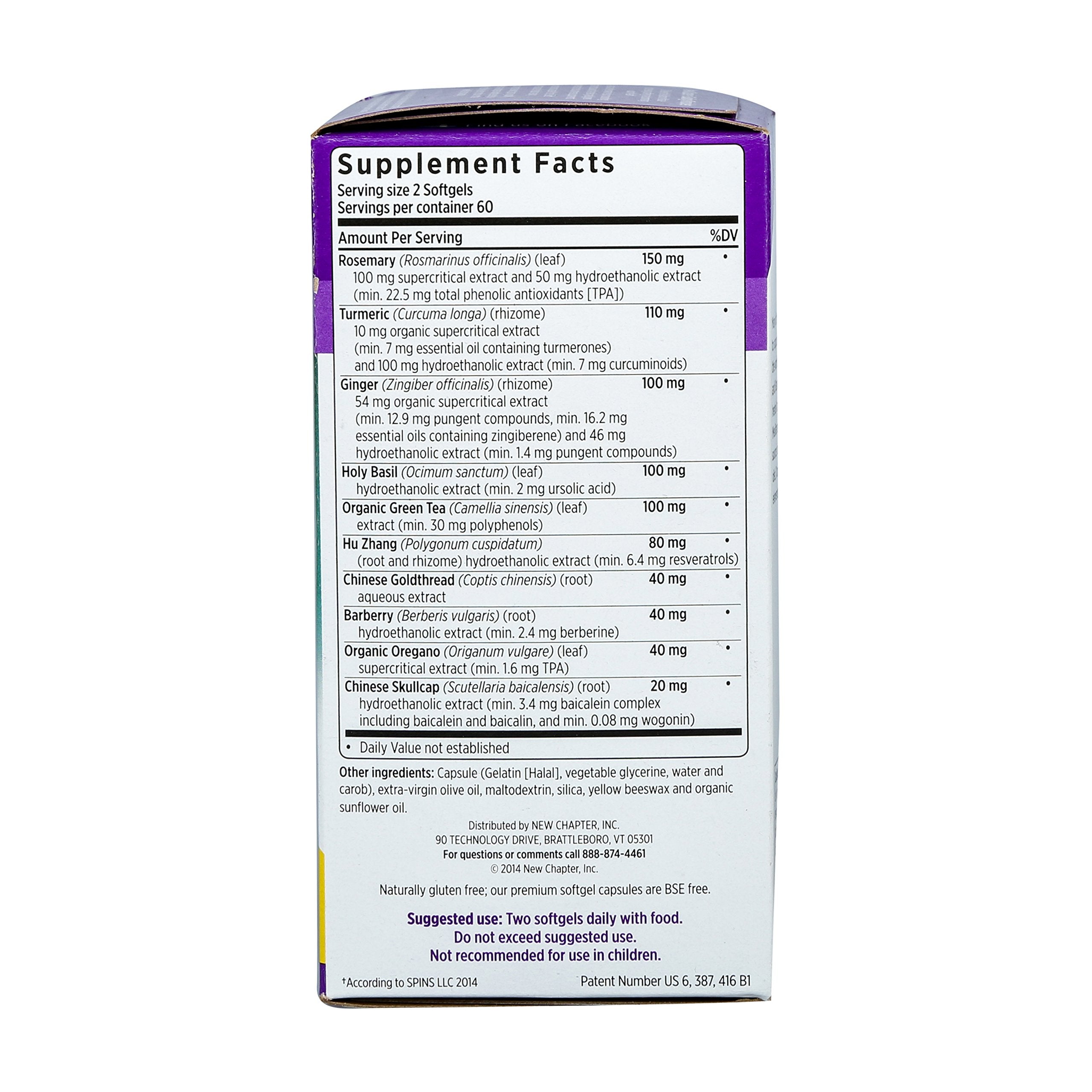 New Chapter Zyflamend Whole Body bottle on shelf — convenient 120-count