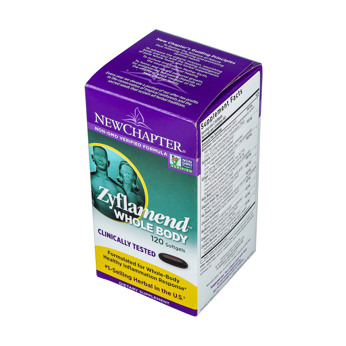 New Chapter Zyflamend Whole Body softgels bottle — easy daily wellness support