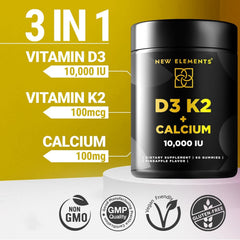Close up of New Elements gummy texture and citrus flavor