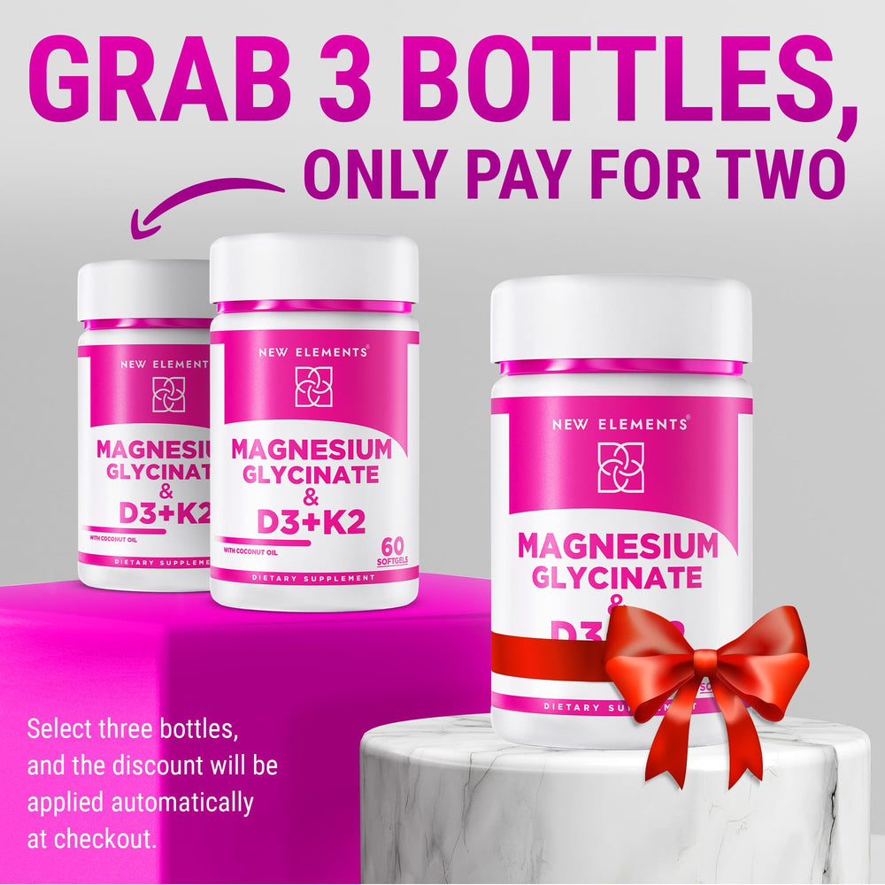 New Elements vitamin K2 200mcg softgels with coconut oil emphasis on absorption