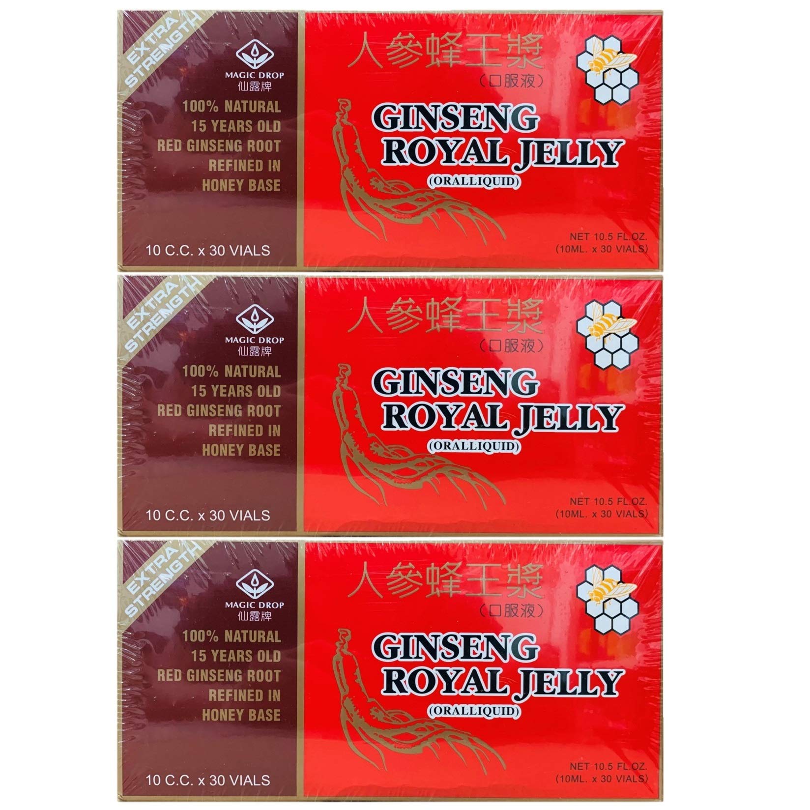 New Green Nutrition Magic Drop Ginseng Royal Jelly box set for daily vitality.