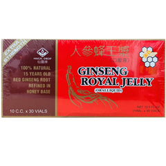 New Green Nutrition Royal Jelly Ginseng 90-vial pack supports general well-being.
