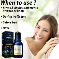 New Miuz Calm Roll-On Neroli blend with a soothing scent.