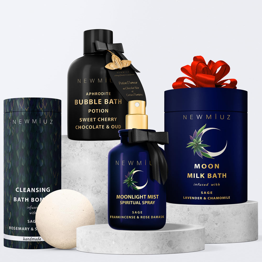 New Miuz Nighttime routine with Clearing Sage Smudge Spray.