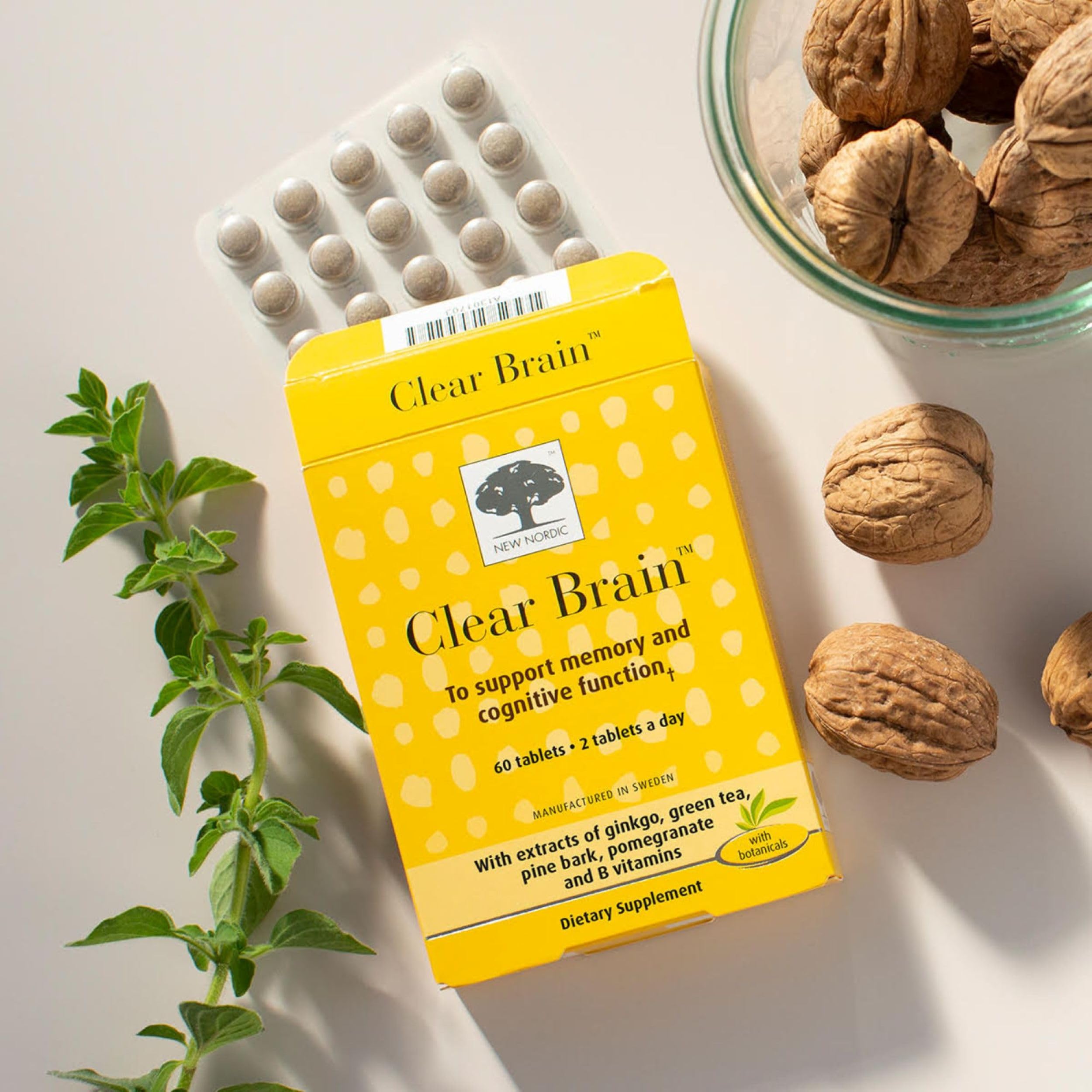 New Nordic Clear Brain Scandinavian-made quality and care you can feel.