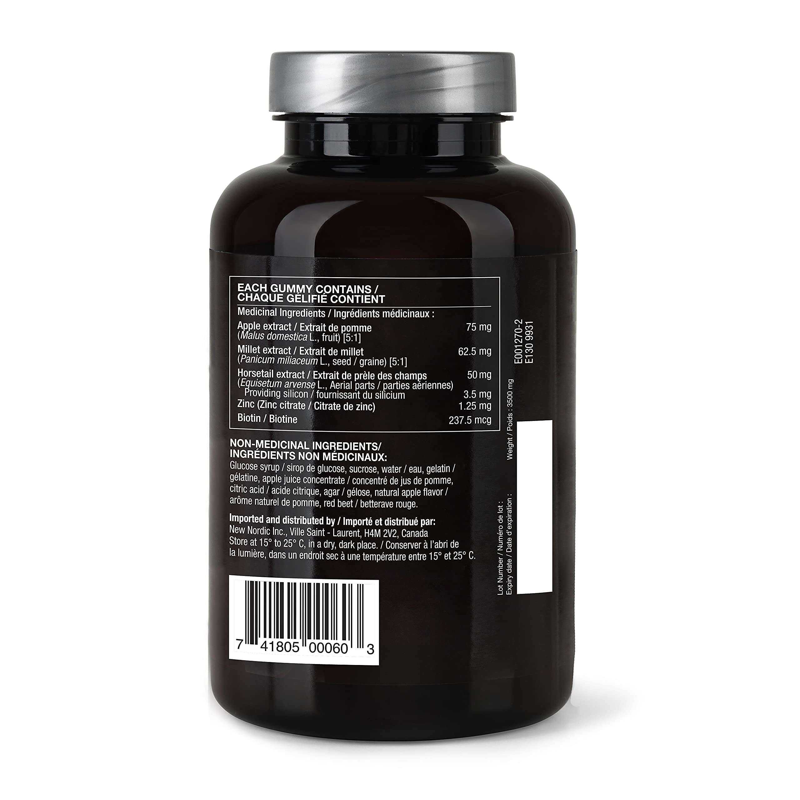 NEW NORDIC Hair Volume Gummies vegan formula suits plant-based diets and allergy-conscious shoppers.