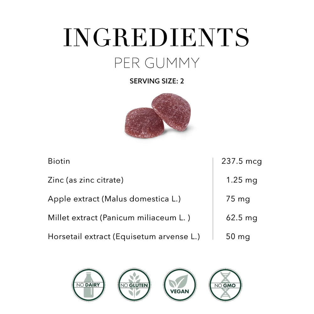 NEW NORDIC Hair Volume Gummies pack shows a three-bottle plan for consistent use.