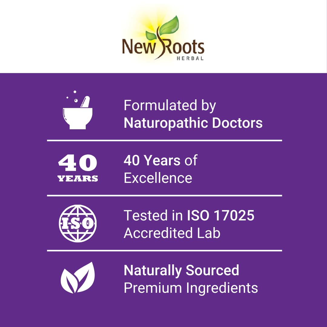NEW ROOTS HERBAL Two softgels daily dosing guidance