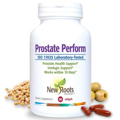 NEW ROOTS HERBAL Prostate softgels bottle supports daily urinary wellness