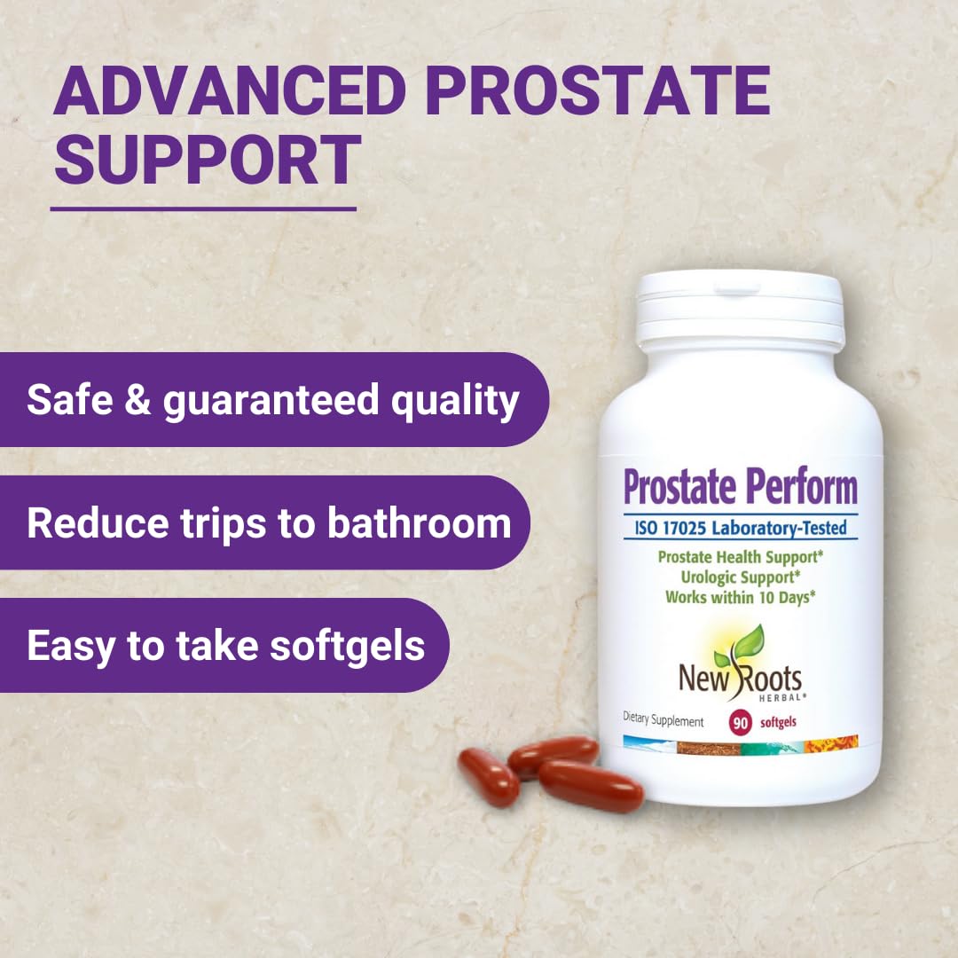 NEW ROOTS HERBAL Saw Palmetto botanicals highlight prostate health routine