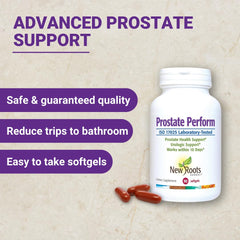 NEW ROOTS HERBAL Saw Palmetto botanicals highlight prostate health routine
