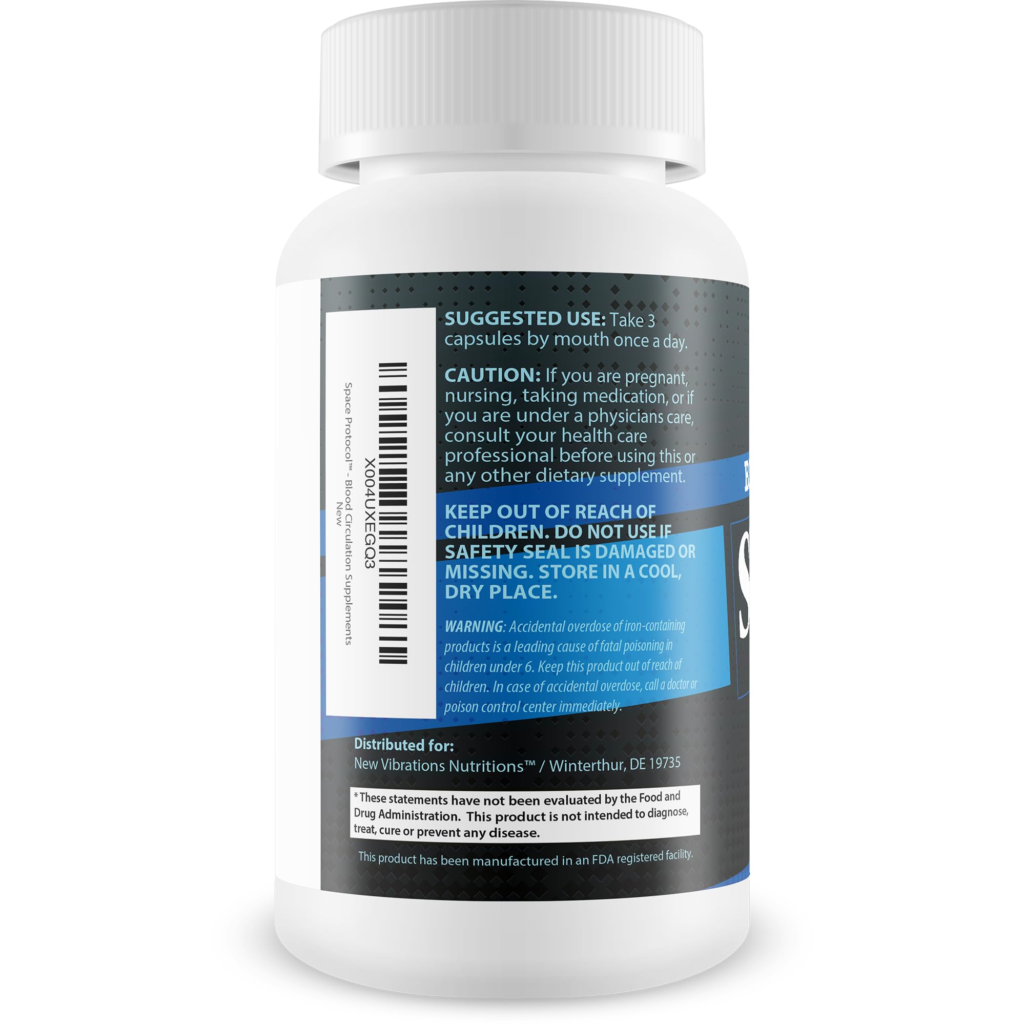 New Vibrations Space Protocol's L-Arginine and L-Citrulline promote nitric oxide support.