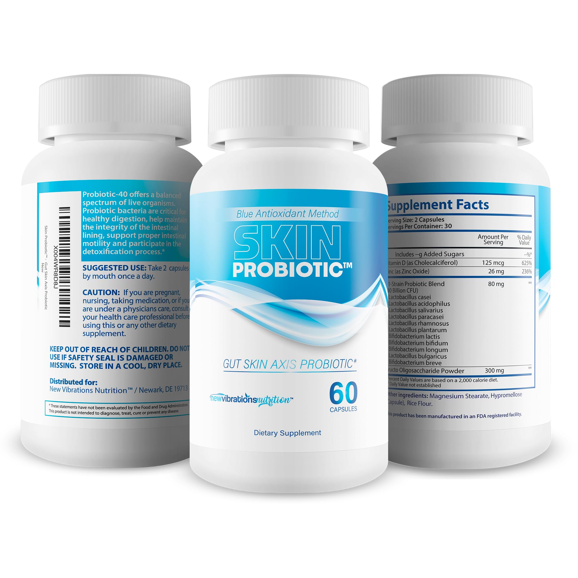 New Vibrations Vitamin D enriched formula supports skin vitality.